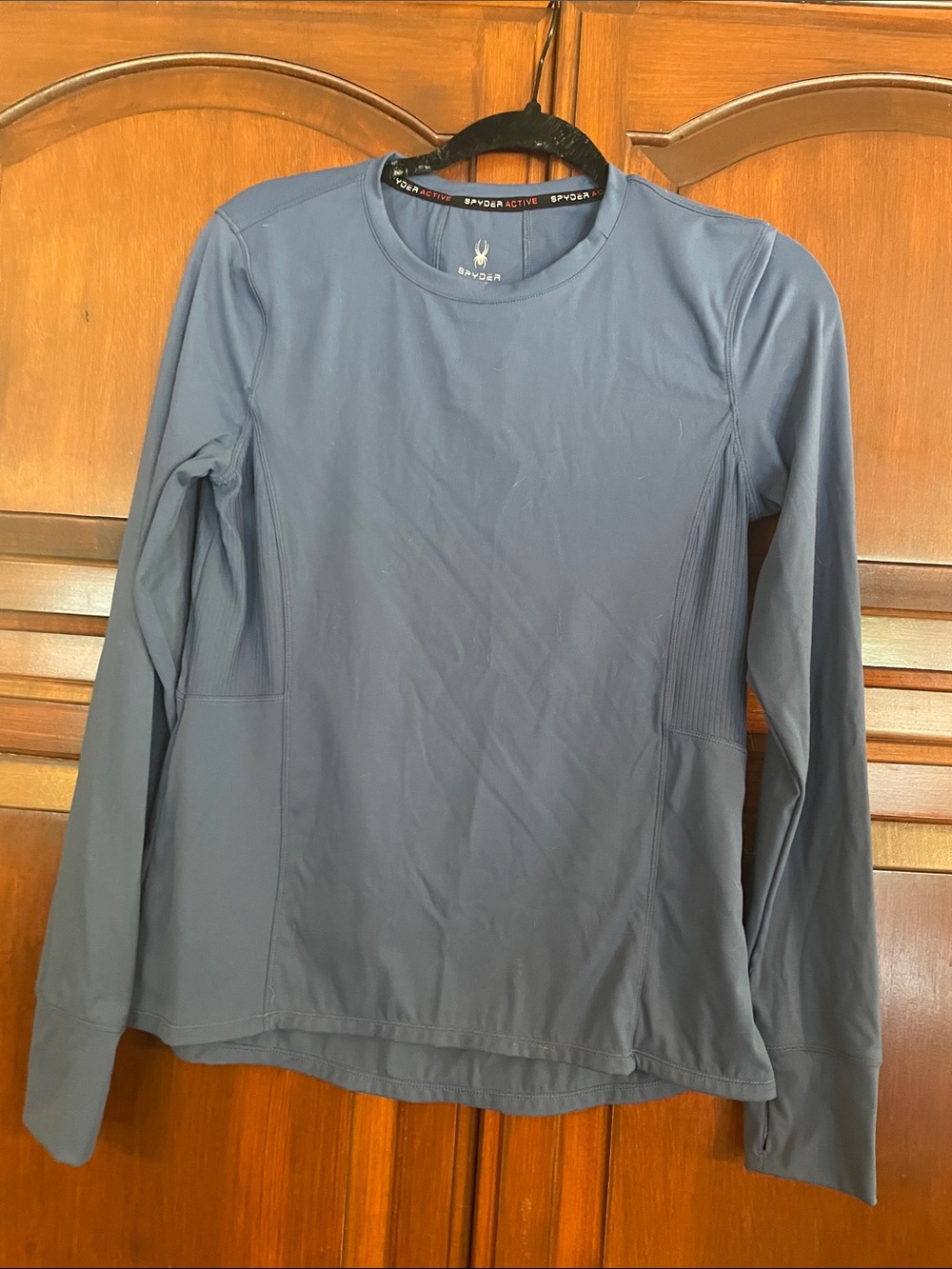 Spyder Women’s Long-Sleeve Performance Top — Slate Blue